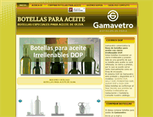Tablet Screenshot of botellasaceite.com